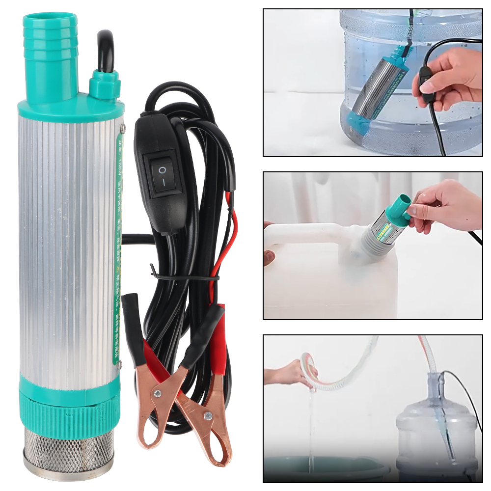 12V 30L/min Aluminum Alloy She - огляд і ціна Water Pump Submersible Mini