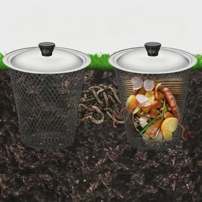 1/2pcs Worm Composter with Lid - огляд і ціна Urban Farming Gardening