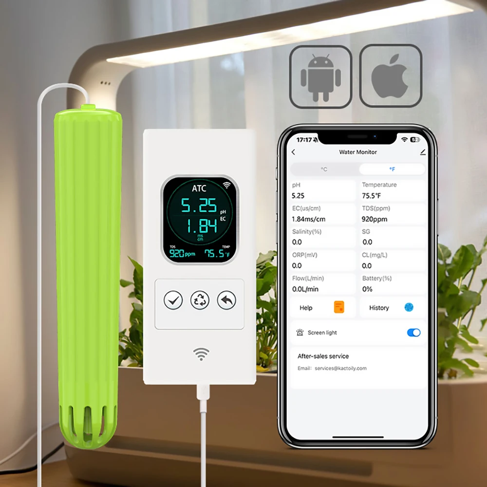 Kactoily 4-in-1 WiFi Sensor Ur - огляд і ціна Urban Farming Gardening