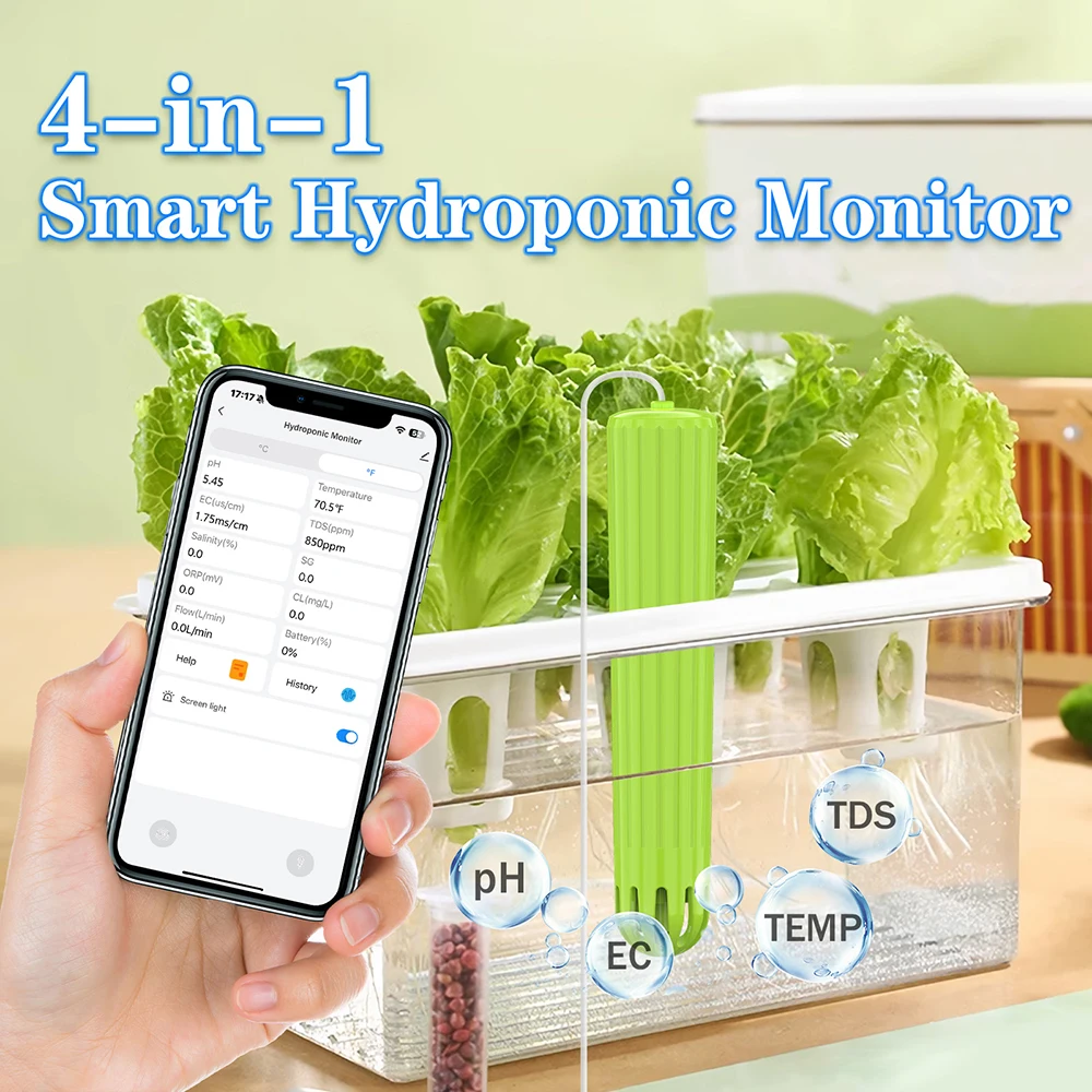 Kactoily 4-in-1 WiFi Sensor Ur - огляд і ціна Urban Farming Gardening