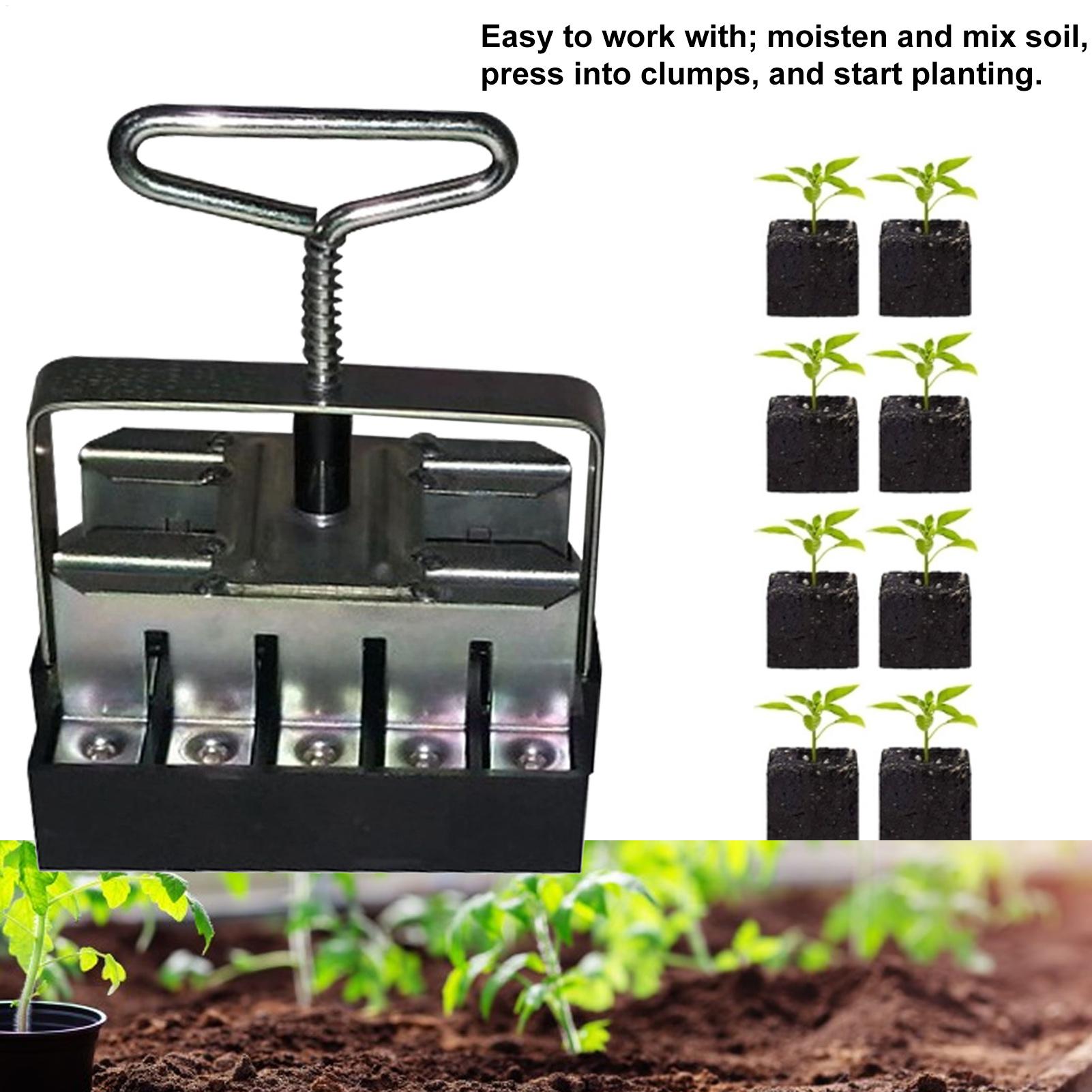 Soil Blocker Comfortable Handl - огляд і ціна Urban Farming Gardening